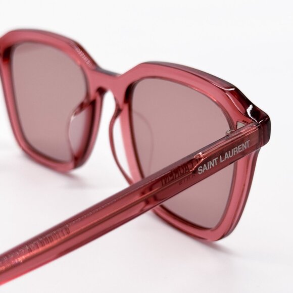 NEW SAINT LAURENT SL 457 005 WOMEN PINK BROWN SUNGLASSES SAINT LAURENT SL457 - Picture 7 of 10